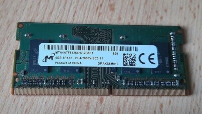 Micron MTA4ATF51264HZ-2G6E1 4GB 1Rx16 PC4-2666V-SC0-11 *1 Stück* *Gebraucht*