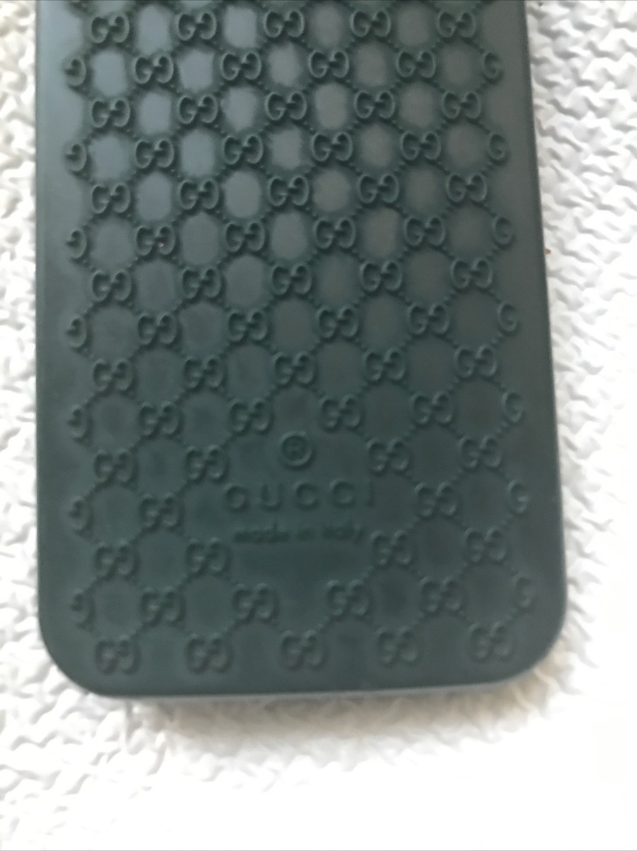 GUCCI GG Logo Custodia Iphone 5G Green bioplastic Fitted