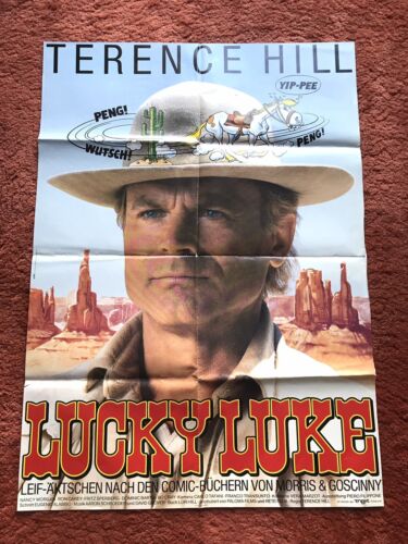 Lucky Luke Kinoplakat Poster A1, Terence Hill - Foto 1 di 1