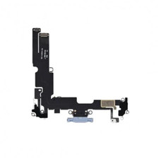 For Apple iPhone 14 Plus Replacement Charging Port Flex Cable Microphone (Blue)