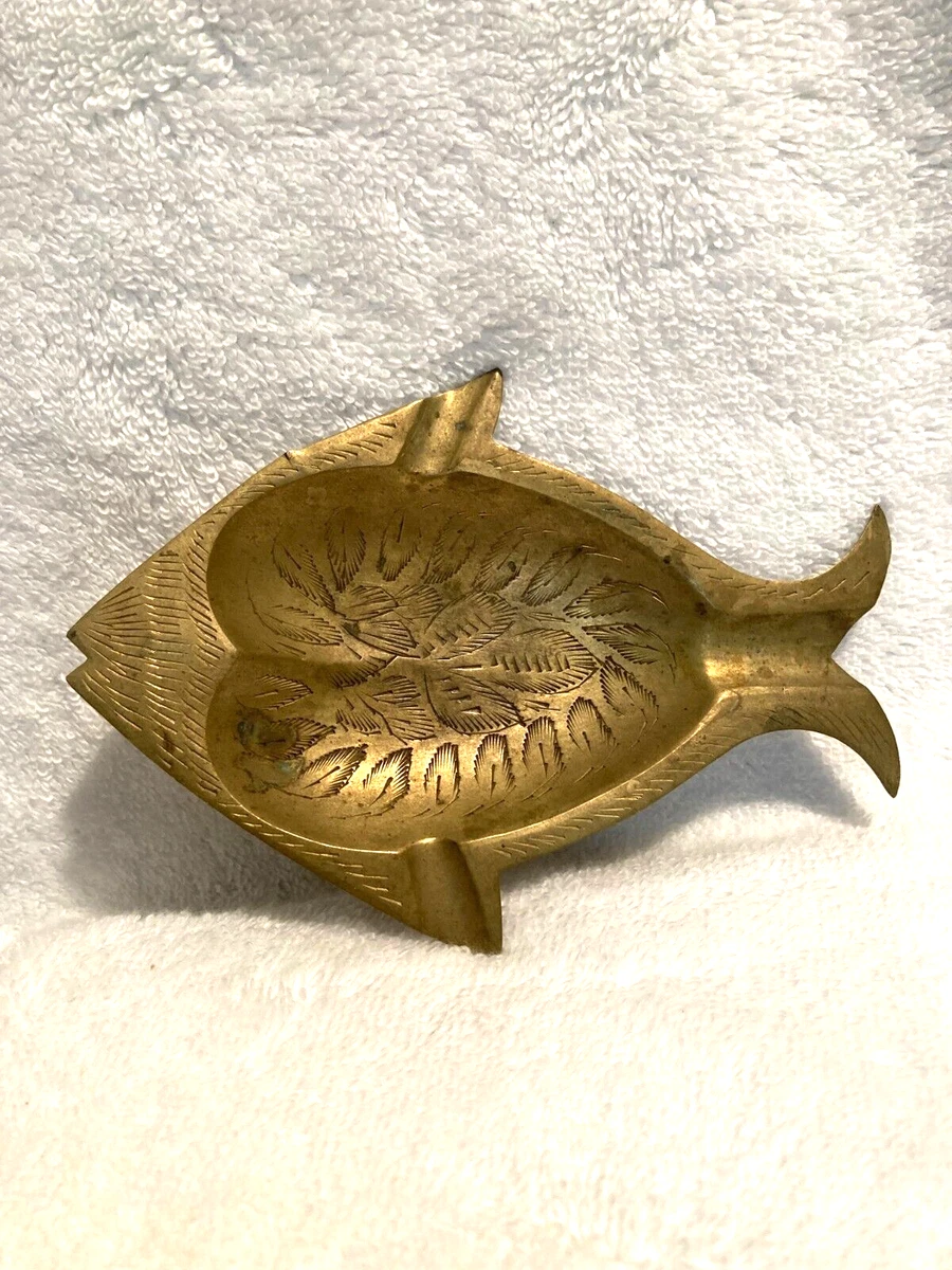 Brass Fish Ashtray Indiana Collectible Ashtrays for sale | eBay