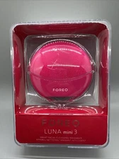 FOREO LUNA Mini 3 Fuchsia Smart Facial Cleansing Massager Device ~NEW/SEALED~