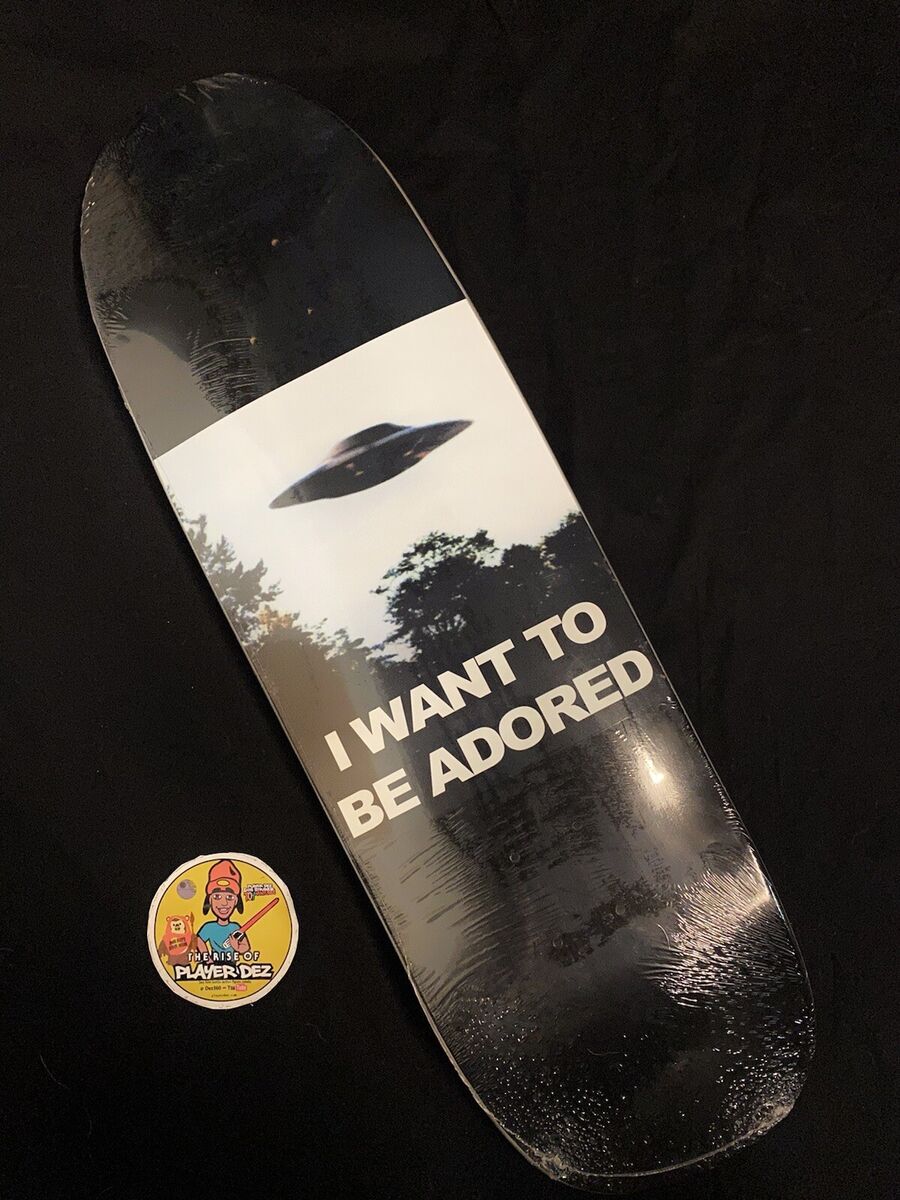 RARE SIGNED Corey Duffel UFO X Files Adored Skateboard Deck I Want
