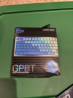 Glorious Gpbt Dye Sublimated Keycaps (Caribbean Ocean) - Open Box