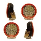 LED Driving Light Set 2 LED Spot Lights 9" Round 185w 16,500 Lumen Alloy Bracket
