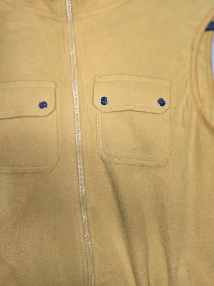 CHAPS Fleece Gilet Yellow Womens S - Image 3 of 4