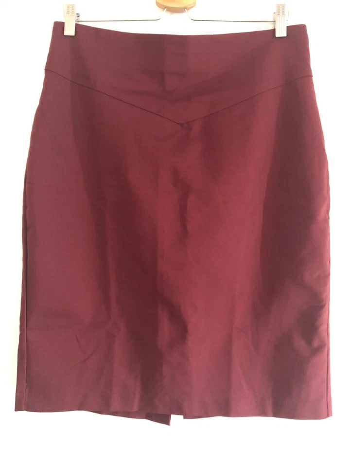 Mujer Falda Rojo con Cremallera Talla L 44 Nuevo ESMARA + Regalos + Nuevo Bolso - Imagen 2 de 4