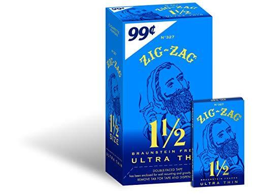 Zig-Zag Rolling Papers 1 1/2 Size Blue Ultra Thin Pre Priced $.99 24 ct carton - Picture 1 of 1