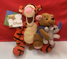 Disney Store Tigger  Roo Pooh Friendship Day 2001 7" Mini Bean Bag Plush w Tags