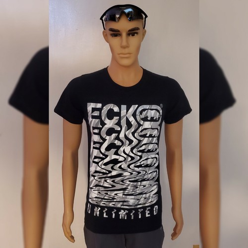 ECKO UNLTD MELTDOWN GRAPHIC TEE MEN'S REGULAR FIT SHORT SLEEVE SIZE S BLACK - Picture 8 of 10