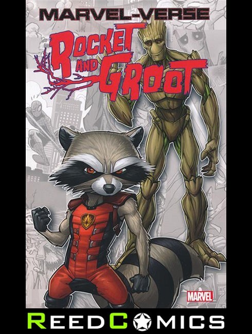 MARVEL-VERSE ROCKET AND GROOT GRAPHIC NOVEL (120 Pages) New Paperback