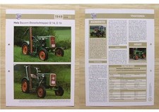 HELA Hermann Lanz Traktor Schlepper D 14 / D 15 1949 Weltbild