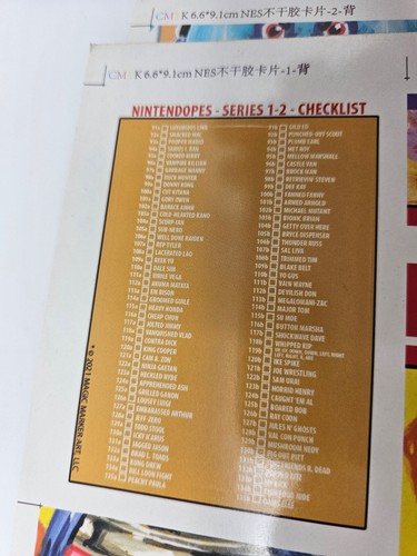 🌟 2021 Nintendopes Magic Marker Mark Pingitore Complete 90 Card Set FOIL SHEETS - Picture 14 of 18