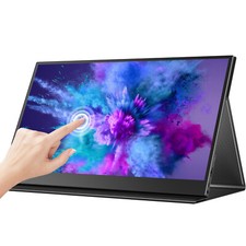 UPERFECT 15,6" Touchscreen Tragbarer Monitore 1080P Full HD USB C HDMI Display