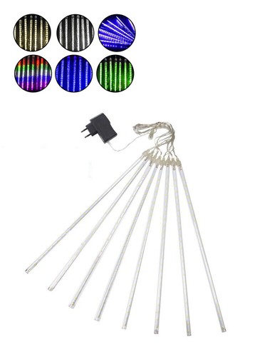 8pc/set LED Falling Rain Fairy String Lights Valentine's Day Wedding Party Decor - Picture 21 of 28