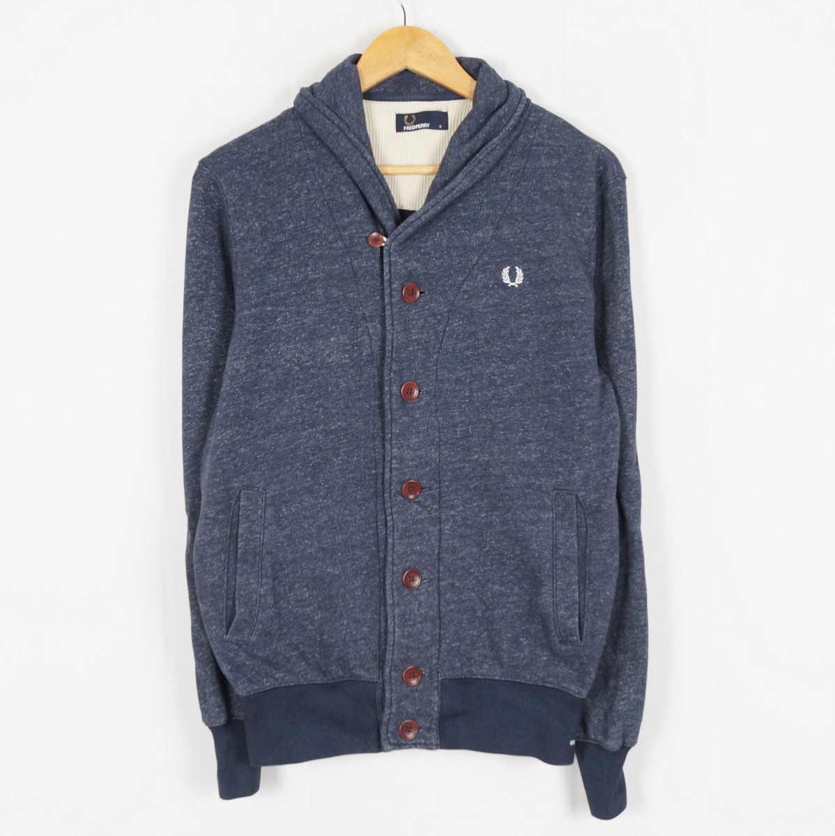 Mens Cardigan Fred Perry Shawl Collar Cardigan FRED PERRY Men