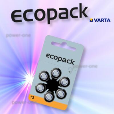 Batterie Per Apparecchi Acustici Varta Ecopack Taglia 13 PR48 - Foto 8