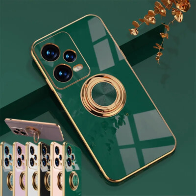 Handy Hülle Für Redmi Note 13 Pro+ 5G Xiaomi 13T 14T Pro Ring Holder Case +Glas