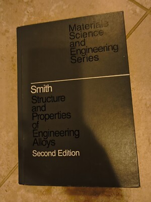 Materials Science and Engineering Ser.: Structure and Properties of Engineering