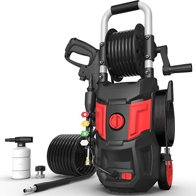 #ad #ad Electric Pressure Washer 4800Psi Max 3.2 GPM 20FT Hose 35Ft Power Cord 4 Differe $189.99