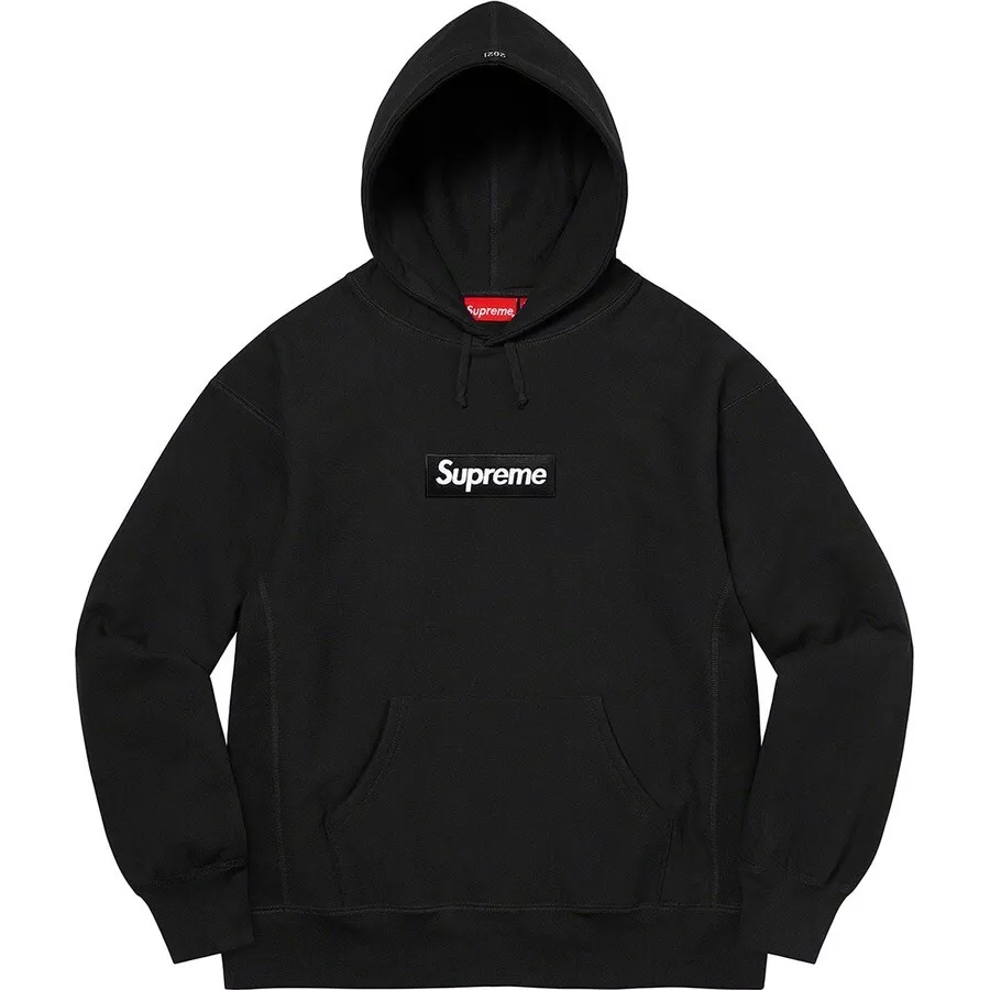 Supreme Box Logo Hooded Sweatshirt Black