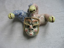 Unikat alte seltene Venedig Wandmaske signiert v. Italy Top und rar s.g. Zustand