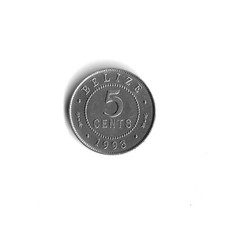 *Higher Grade/UNC* 1993 Belize 5 Cents World Coin - KM# 34a (a)