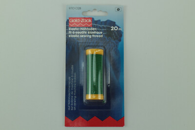 (0,10 /m)  Gold-Zack Prym Elastic-Nähfaden 0,5 mm grün 20 m (970028)