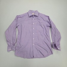 Tommy Bahama Shirt Mens 15.5 Purple Button Up Outdoors Casual Dress Casual Mens