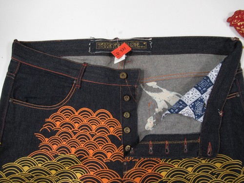 Nuevo con etiquetas The Year Of.. Para hombre Ocean Twelve Rainbow Jeans Tag Talla 42 #D321 - Imagen 7 de 7