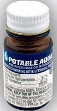100 Potable Aqua Emergency Military Water Iodine Purification Pills Tablets