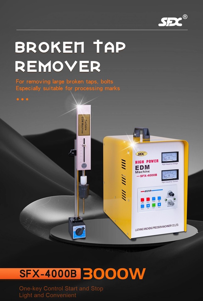 US Stock Portable EDM 3000W Bolt Removal Tool SFX4000B Spark Eroder