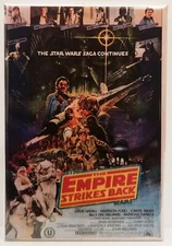 Star Wars Empire Strikes Back MAGNET 2"x3" Refrigerator Locker Movie Poster #2