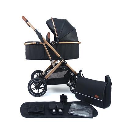 Pixini Kinderwagen Lania 2in1 Gold Edition (inkl. Regenplane und Wickeltasche)