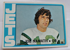 1972 Topps Football #100 Joe Namath NY Jets HOF-Plus (23) 1991 UPPER DECK Heroes