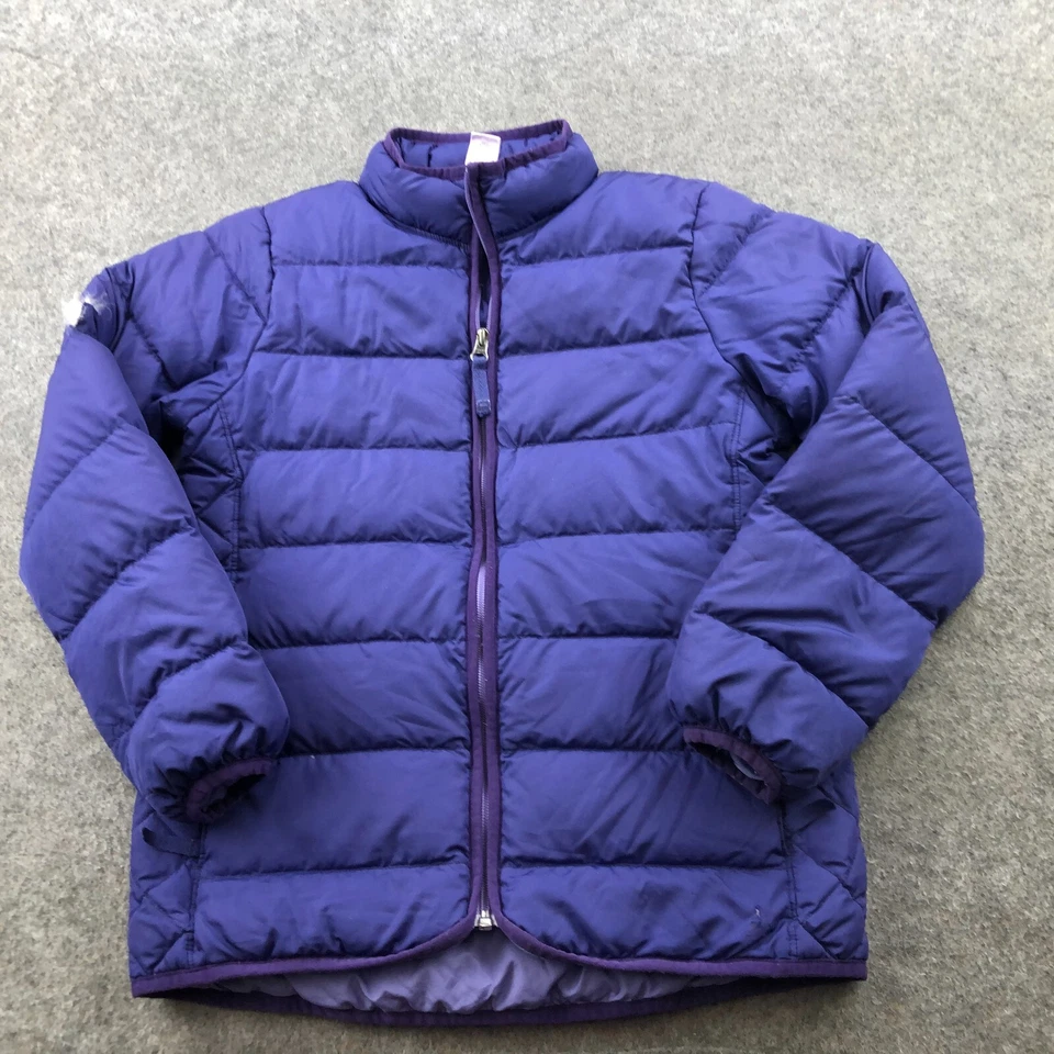 Chaqueta REI Niñas Mediana Púrpura Cremallera Completa Acolchada Puffer Informal Plumón Exterior * Foto 2 de 4