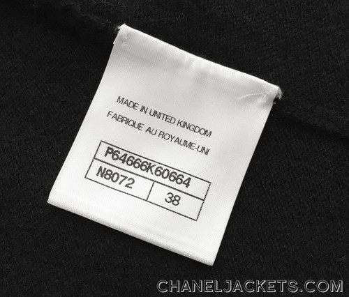 TOP SERBATOIO CHANEL 20PF CHANEL Perla Bianca Nera CC Cashmere $2.650 * FR 38/US 4 ~ OTTIME CONDIZIONI - Foto 8 di 9