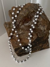 pearl necklace With Guardian Angel Charm