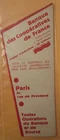 OLD MARK PAGES ADVERTISING BOOKMARK BANK OF COOPERATIVES OF FRANCE