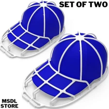 White Hat Washer Baseball Cap Cleaner Machine Washing Cage Holder/Frame 2 PACK