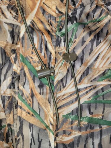 Vintage Mossy Oak Shadow Grass Camo Jagdanzug - Gr. XL Nylon mit PU Hose & Jacke - Bild 7 von 16