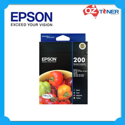 Epson Genuine #200 VALUE PACK Ink XP100/XP200/XP300/XP400/WF2510/WF2520 ...