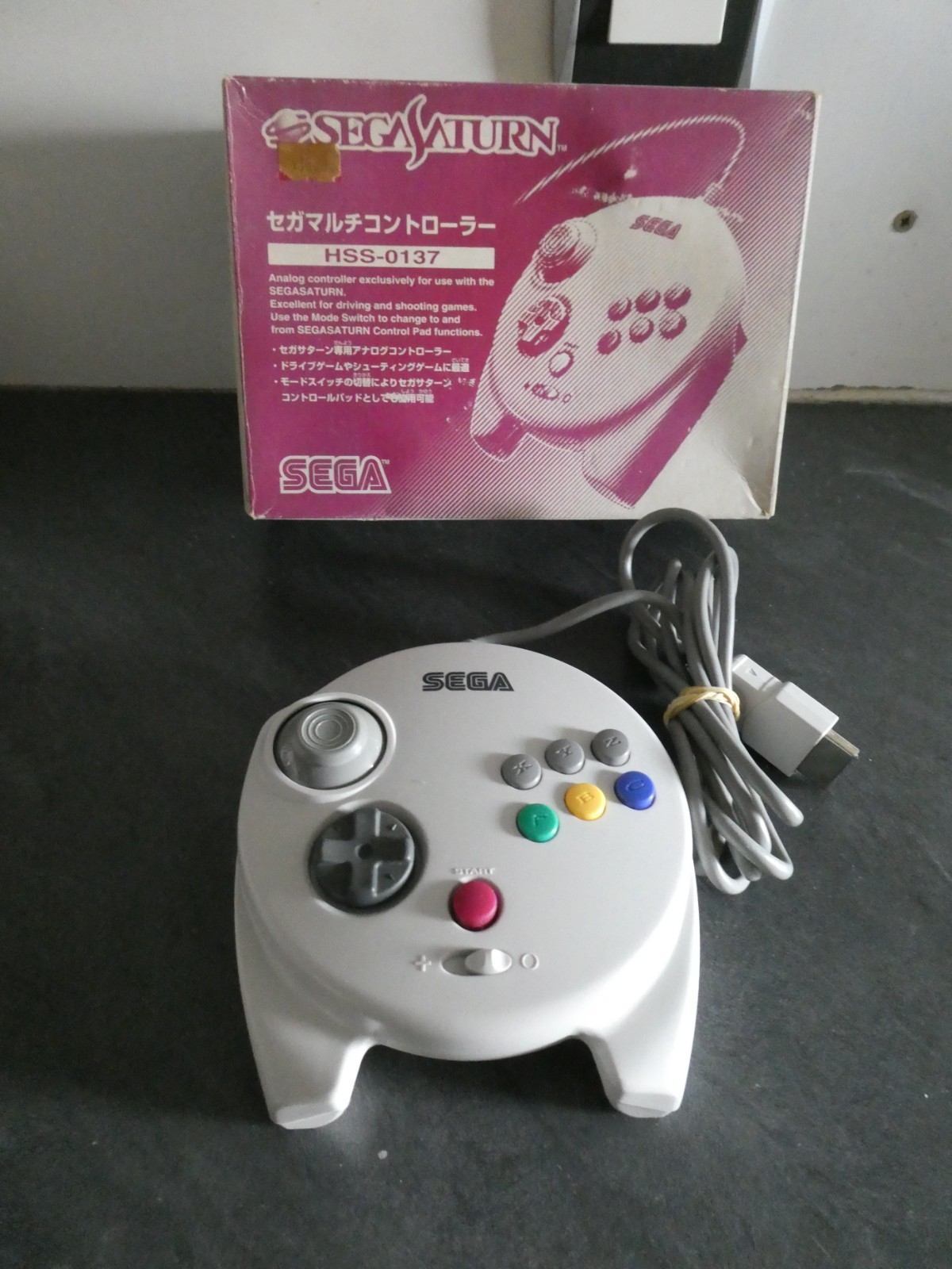 SEGA SATURN 3D Analog Controller Control Pad hss-0137 console saturn