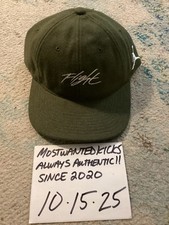 NWT Nike Air Jordan Flight Fly Unstructured Olive  White Adjustable Hat Sz S/M