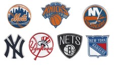 New York Sports Embroidered Iron On Patches 2" to 3"