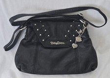 Vintage Harley-Davidson Black Studded Moto Bag Purse Made in USA
