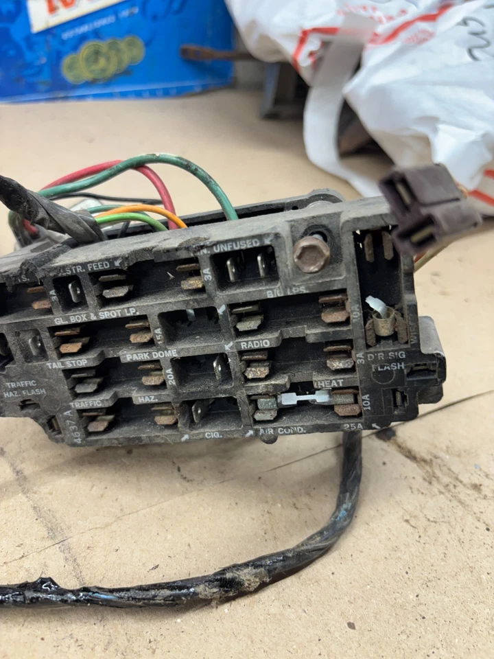 1967 1972 Chevrolet Gmc грузовик K10 K30 K5 C10 C20 C30 предохранитель панели провода HARN - Изображение 4 из 4