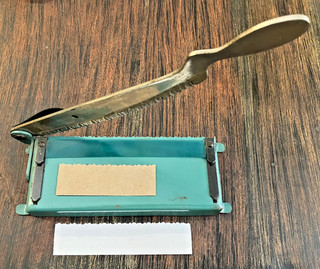 Vintage Russian Photographers Decorative Edge Trimmer for Scrapbook Photos