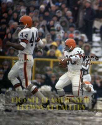 Green Bay Packers vs. Cleveland Browns (5sizes) 1965 NFL Champ. Game LK