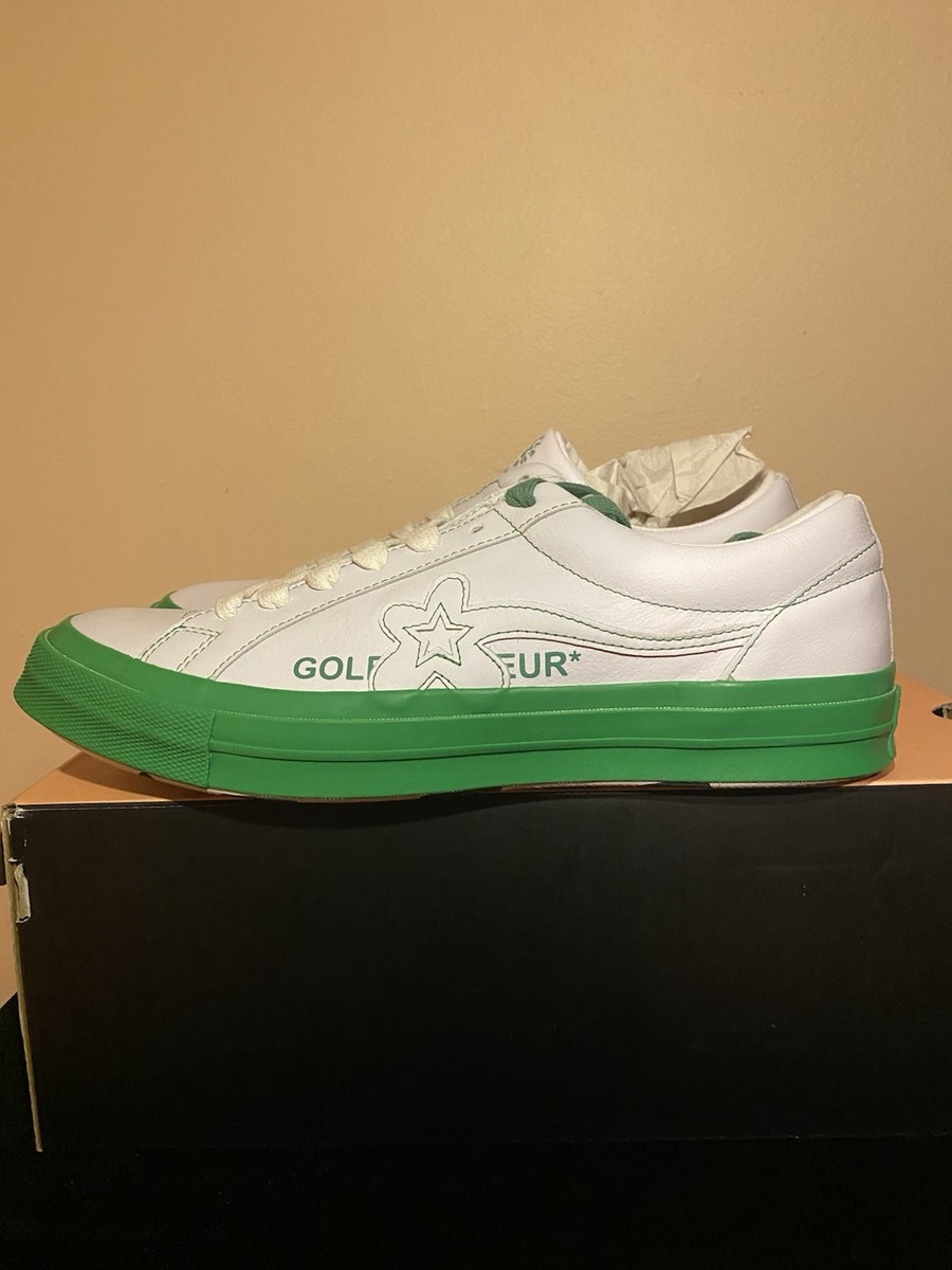 Size 12 - Golf Le Fleur x Converse One Star Ox Kelly Green for